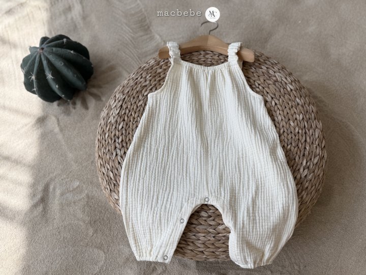Mac - Korean Baby Fashion - #babyoninstagram - Yoru Strap Jumpsuit - 2