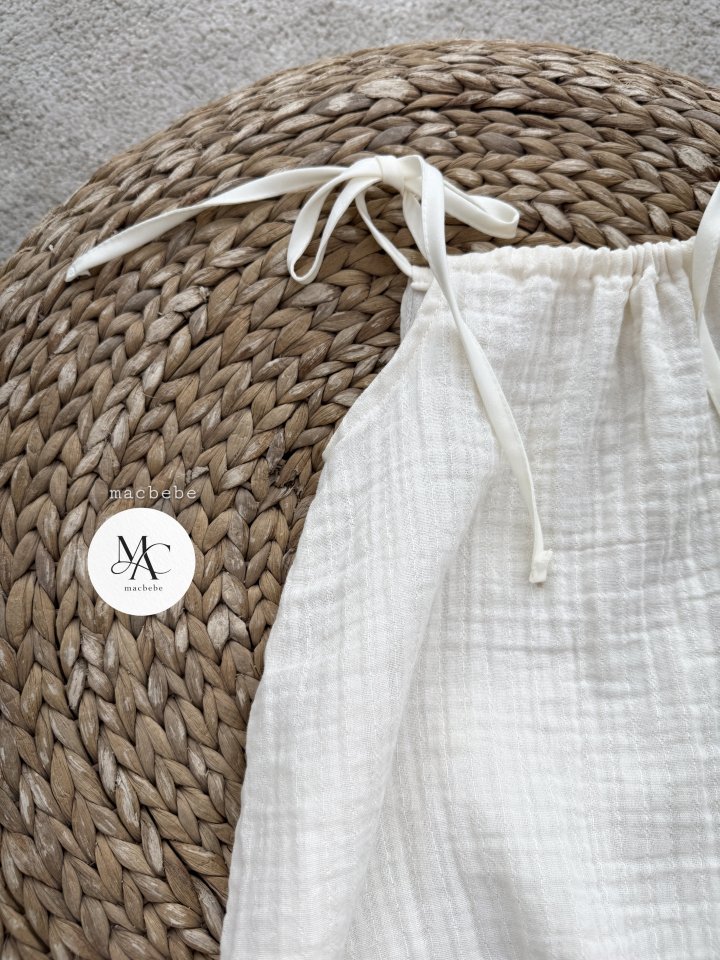 Mac - Korean Baby Fashion - #babyoninstagram - Yoru Strap Sleeveless One-piece - 10