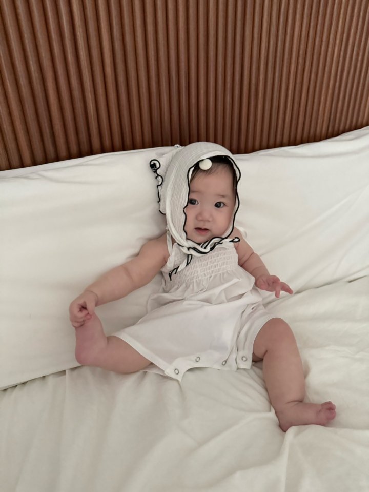 Mac - Korean Baby Fashion - #babyoutfit - Cotton Smock Suit (Plain) - 10