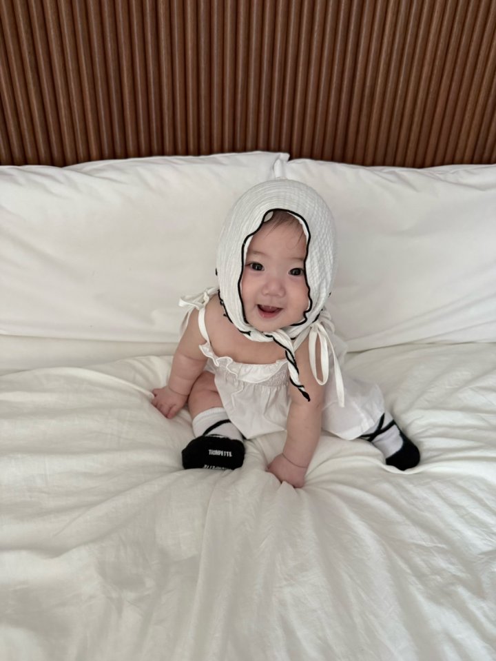 Mac - Korean Baby Fashion - #babyoutfit - Cotton Smock Suit (Plain) - 9