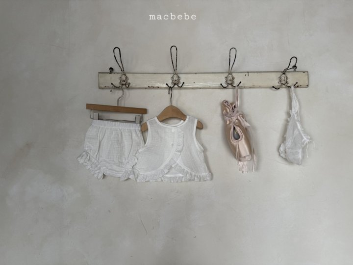 Mac - Korean Baby Fashion - #babywear - Yoru Back Slit Sleeveless Set - 9