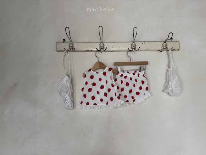 Mac - Korean Baby Fashion - #babywear - Yoru Back Slit Sleeveless Set - 8