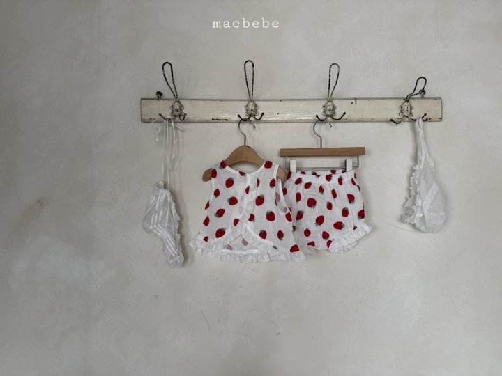 Mac - Korean Baby Fashion - #onlinebabyboutique - Yoru Back Slit Sleeveless Set - 9