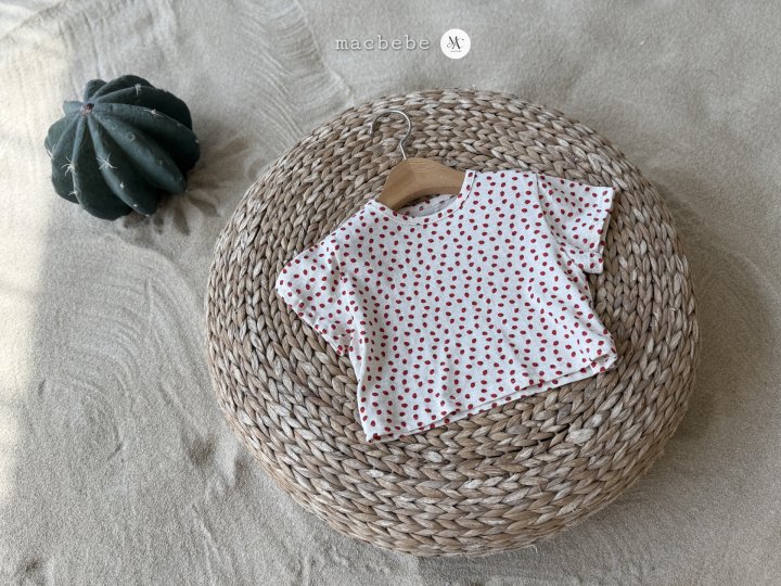 Mac - Korean Baby Fashion - #onlinebabyboutique - Summer Strawberry Set (set of 3) - 8