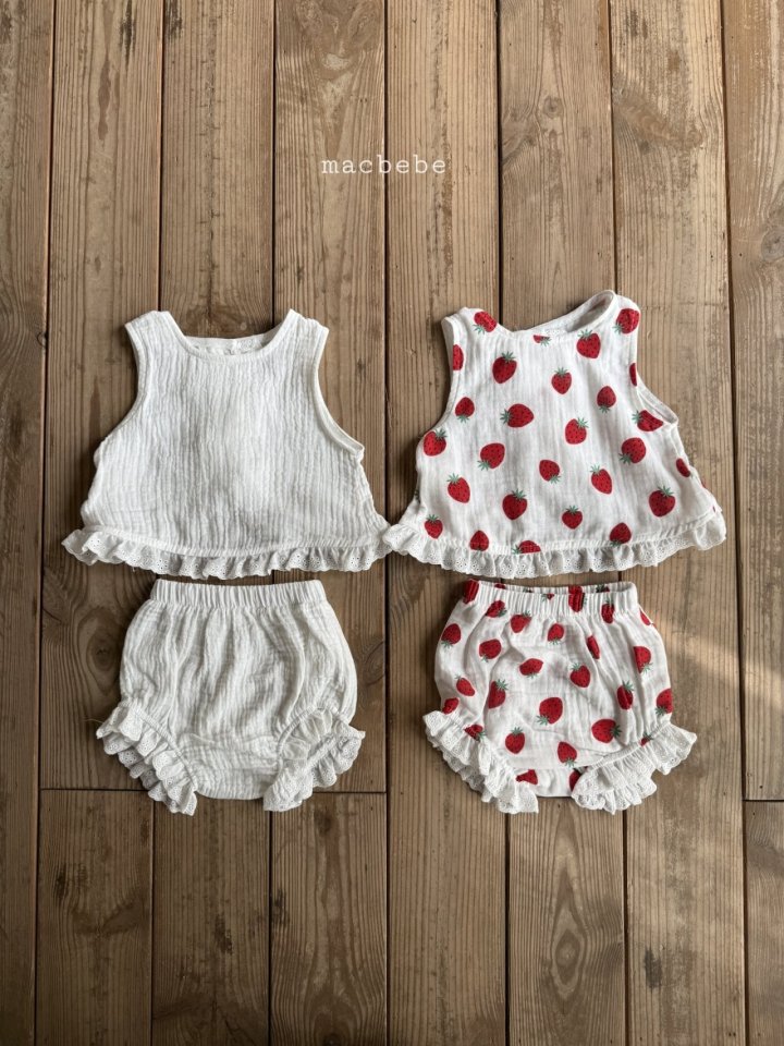 Mac - Korean Baby Fashion - #onlinebabyshop - Yoru Back Slit Sleeveless Set - 10