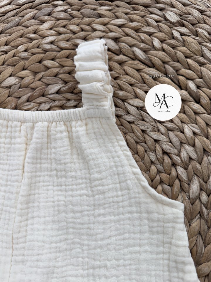 Mac - Korean Baby Fashion - #onlinebabyshop - Yoru Strap Jumpsuit - 8
