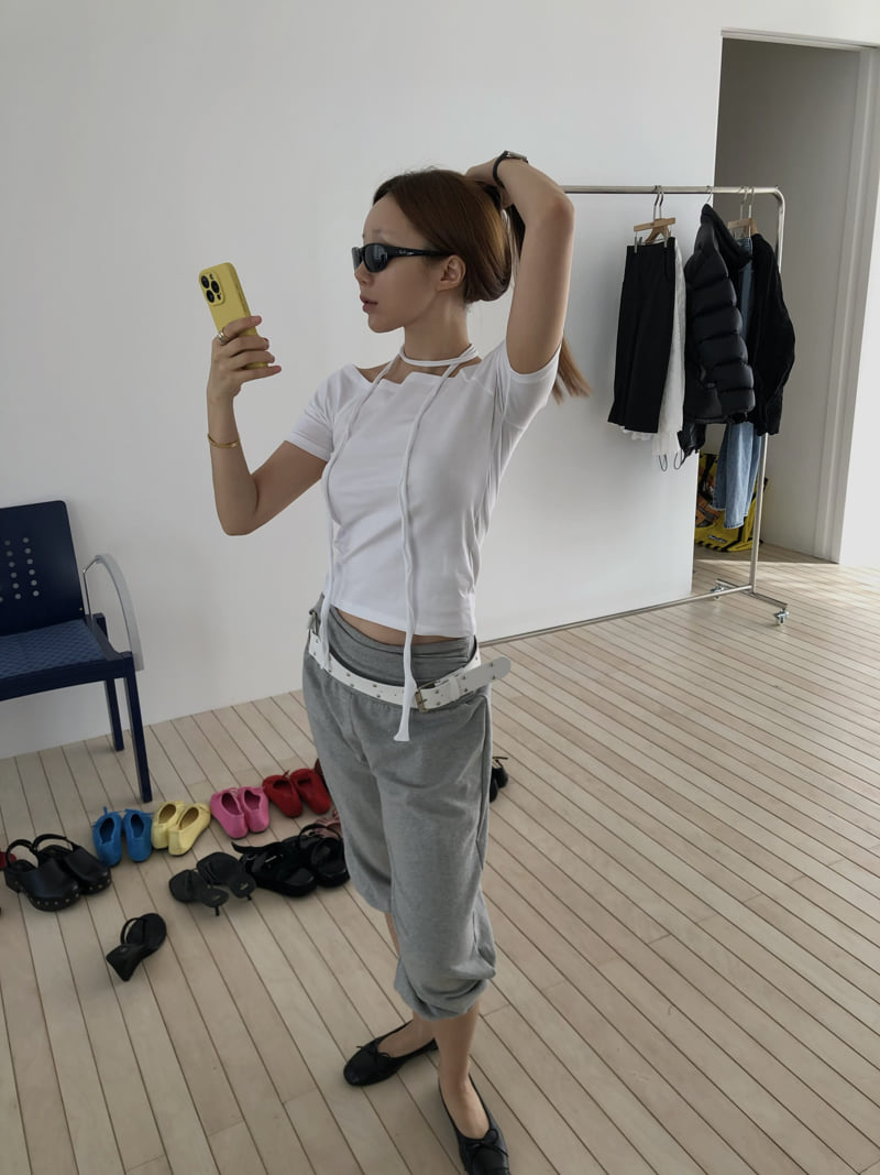 Made - Korean Women Fashion - #momslook - Scarf Tee - 5