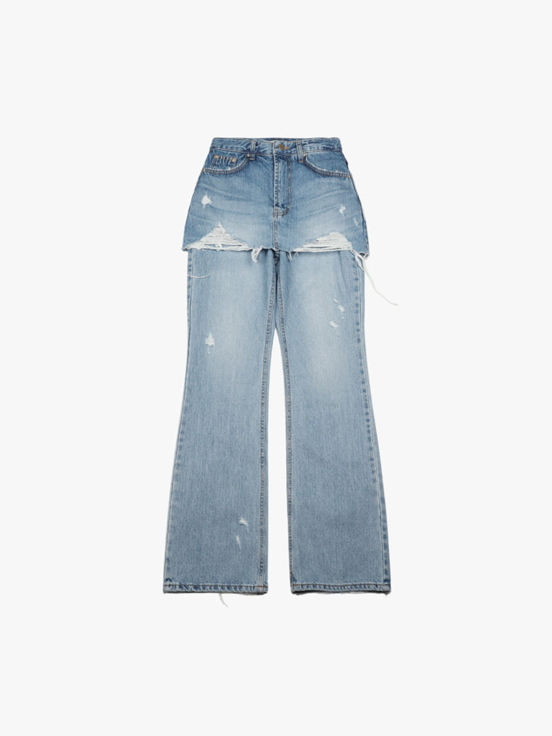 Flory Denim Pants by Made for Women - view 3