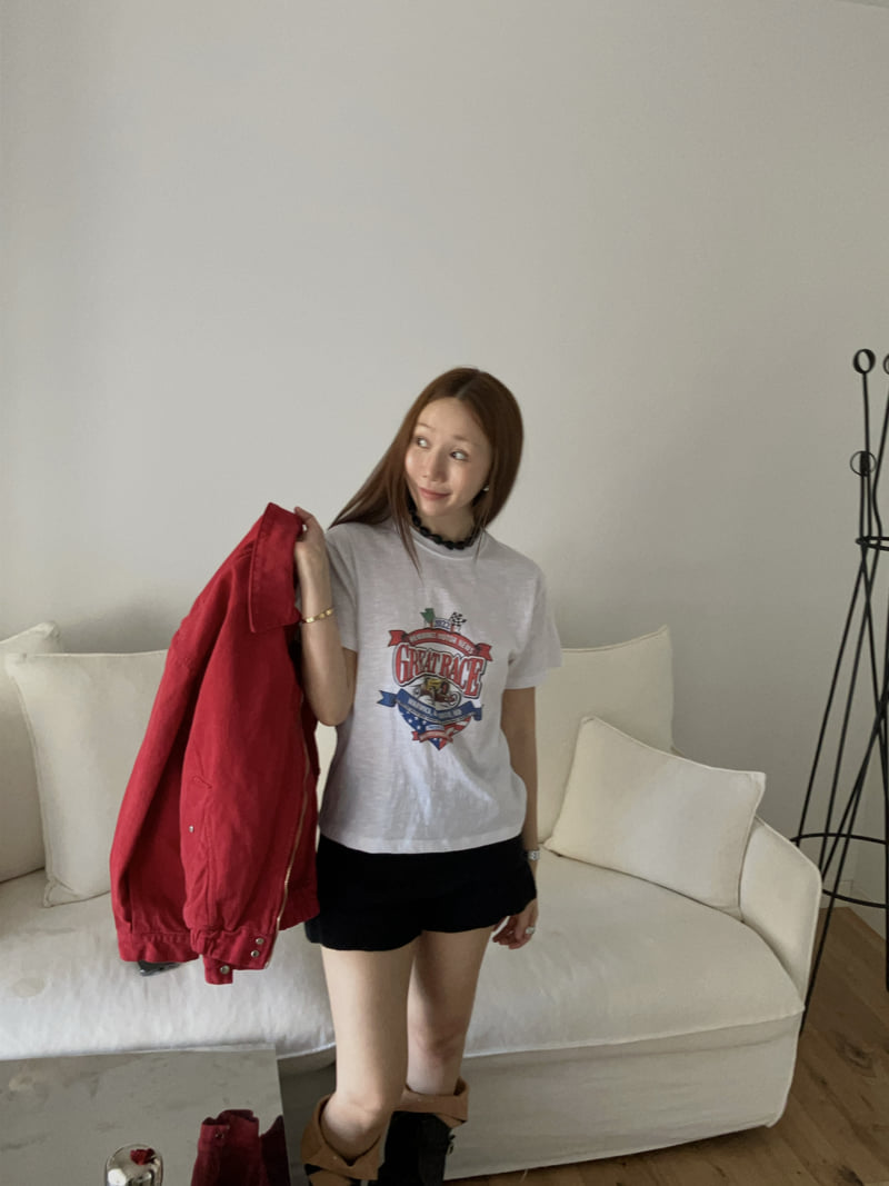 Made - Korean Women Fashion - #momslook - Racing Tee