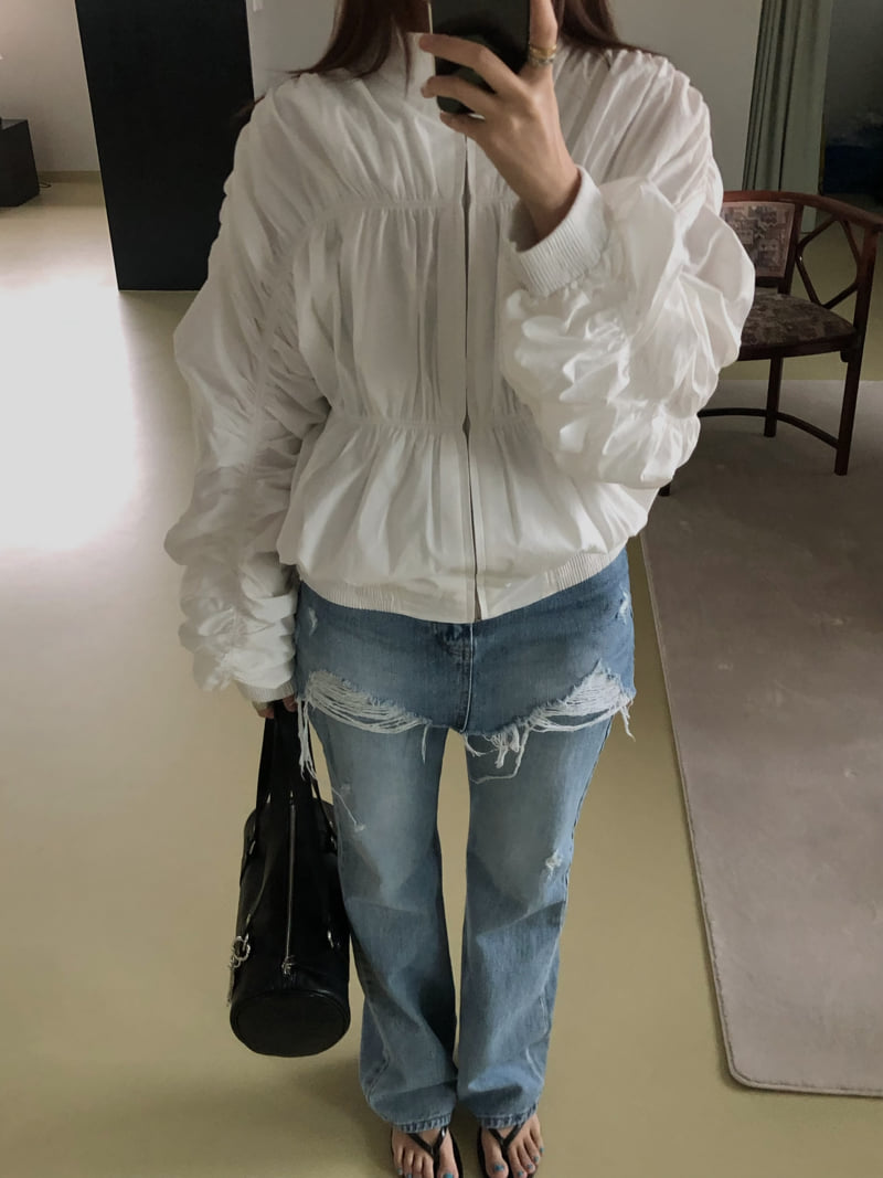 Made - Korean Women Fashion - #pursuepretty - Shirring Jumper - 3