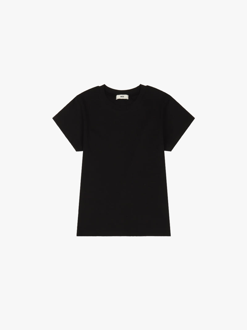 Made - Korean Women Fashion - #shopsmall - Basic Short Sleeved Tee - 4