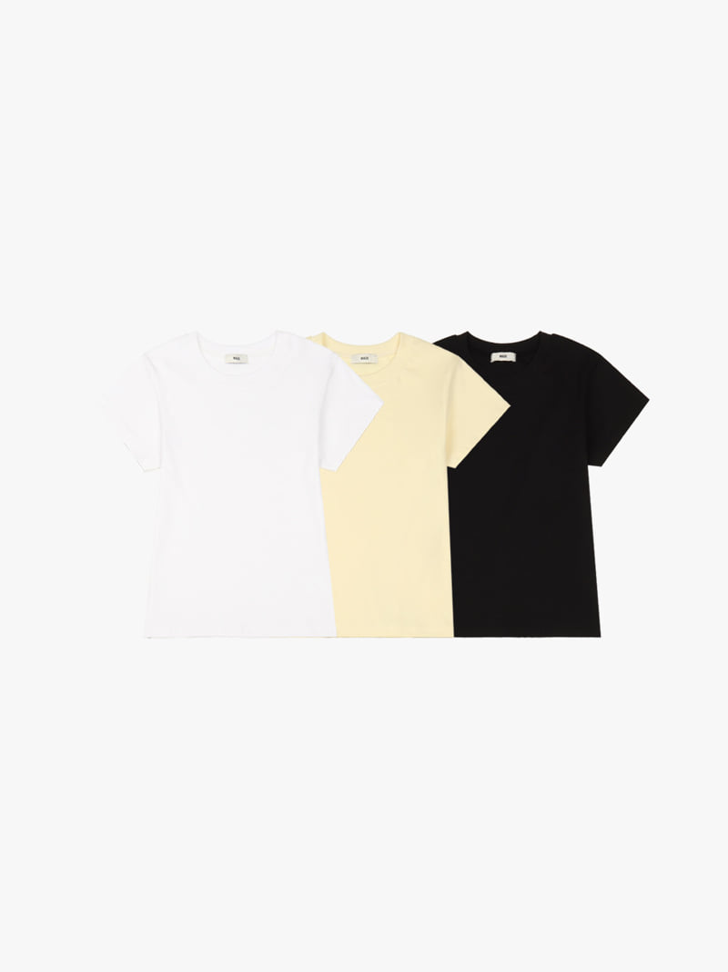 Made - Korean Women Fashion - #thelittlethings - Basic Short Sleeved Tee - 5