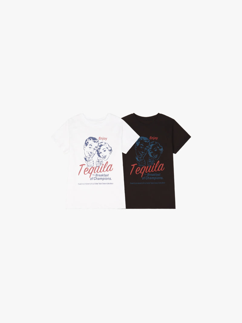 Made - Korean Women Fashion - #momslook - Enjoy Graphic Tee - 4