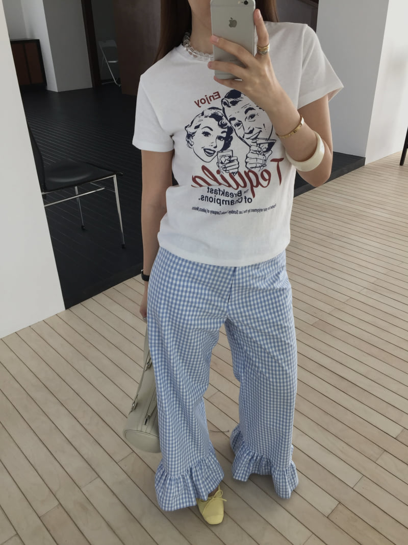 Made - Korean Women Fashion - #womensfashion - Enjoy Graphic Tee - 8