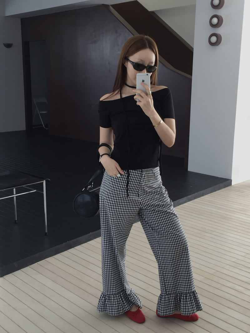 Made - Korean Women Fashion - #womensfashion - Scarf Tee - 6