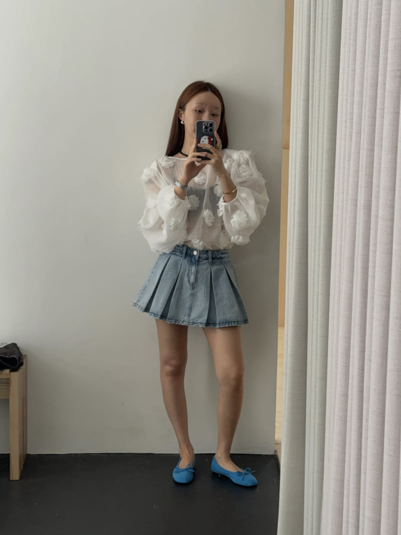 Made - Korean Women Fashion - #womensfashion - Winky Denim Skirt