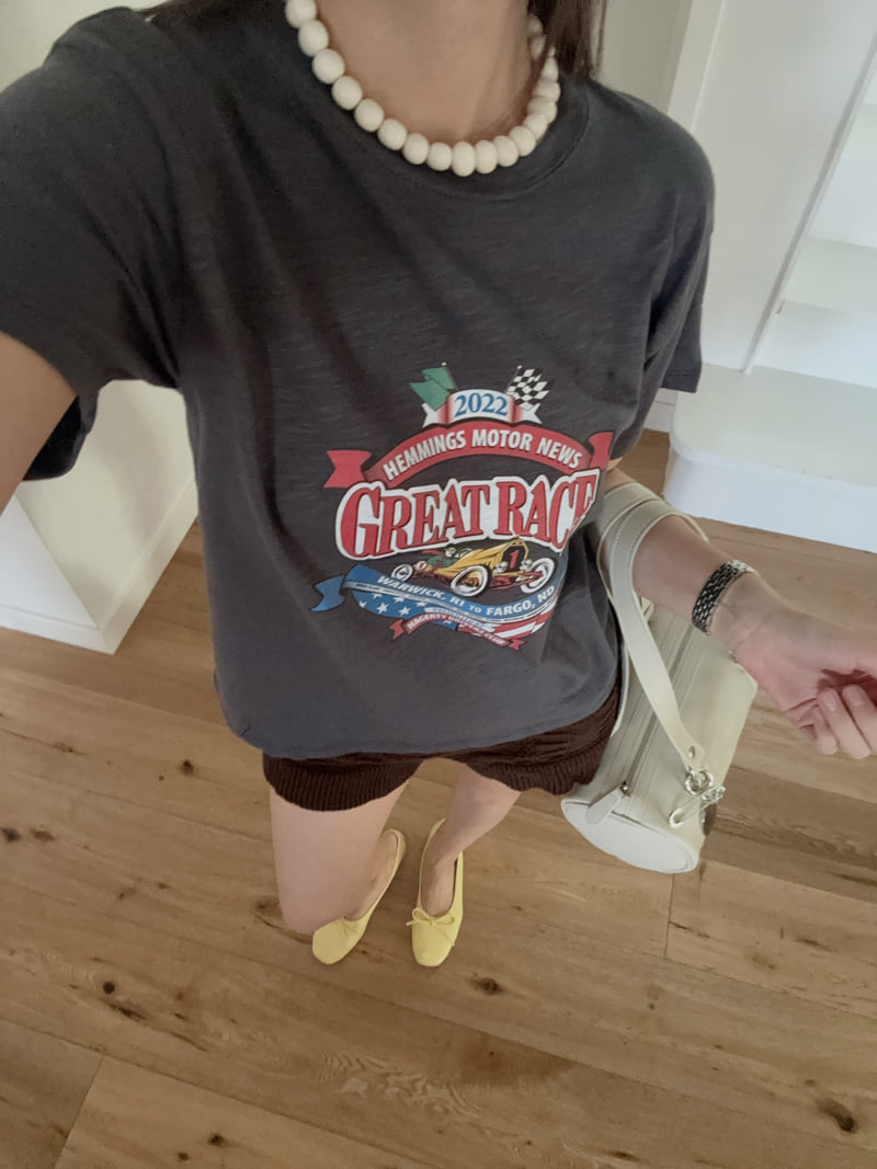 Made - Korean Women Fashion - #momslook - Racing Tee - 4