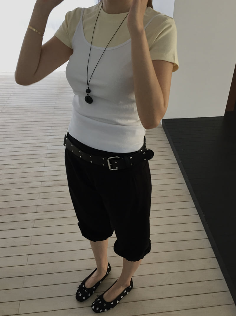 Made - Korean Women Fashion - #womensfashion - Basic Short Sleeved Tee - 9