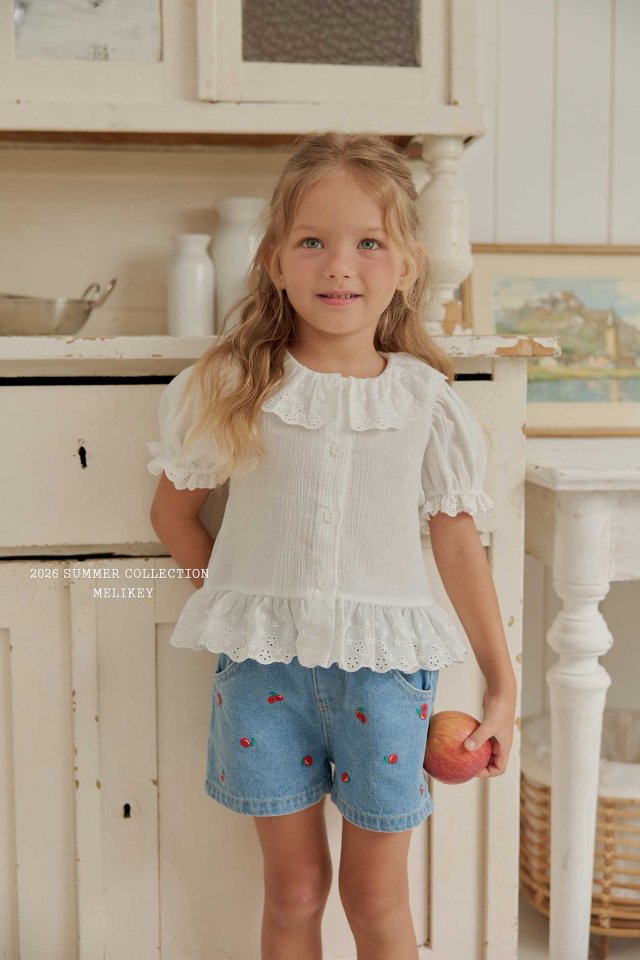 Melikey - Korean Children Fashion - #Kfashion4kids - Natural Puff Blouse - 3