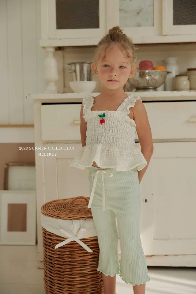 Melikey - Korean Children Fashion - #Kfashion4kids - Cherry Tuck Blouse - 9