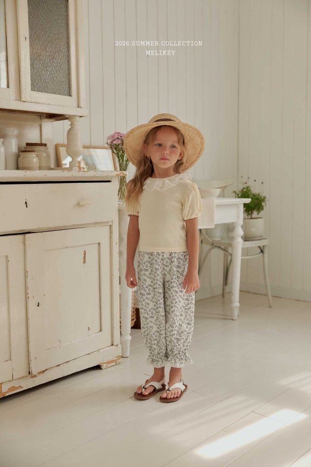 Melikey - Korean Children Fashion - #kidzfashiontrend - Egg Flower Pants - 4