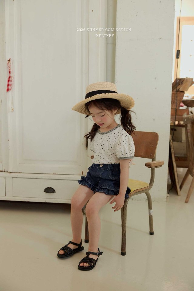 Melikey - Korean Children Fashion - #Kfashion4kids - Mini Heart Puff Tee - 5
