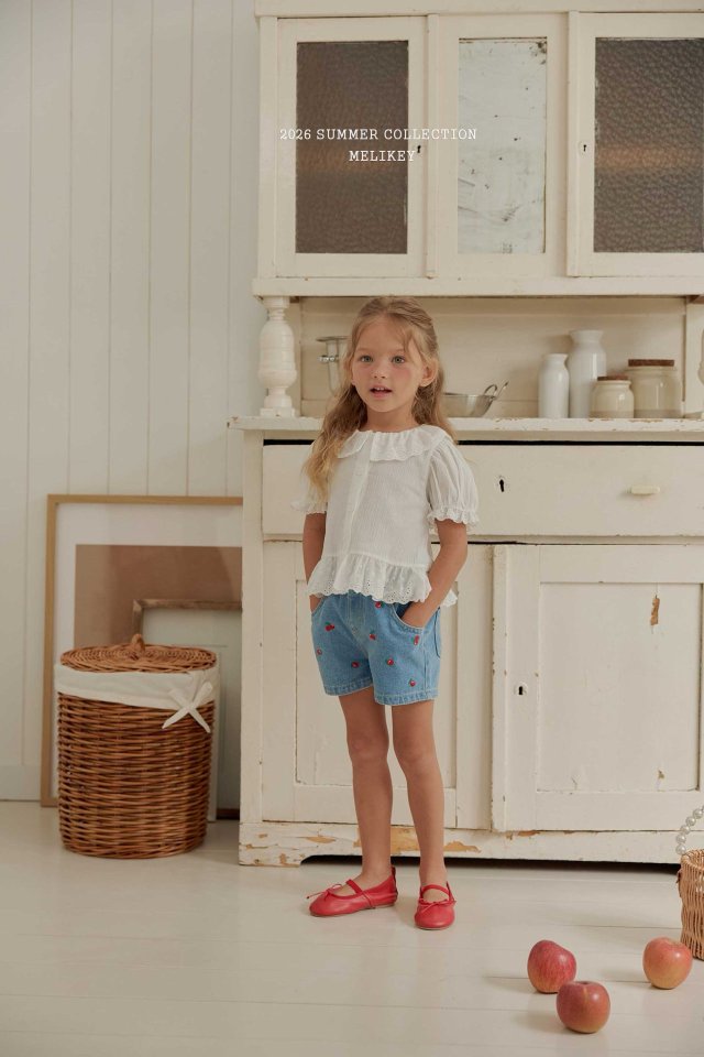 Melikey - Korean Children Fashion - #childofig - Natural Puff Blouse - 9