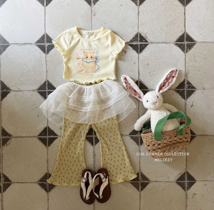 Melikey - Korean Children Fashion - #childofig - Organza Lace Apron - 6