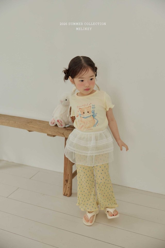 Melikey - Korean Children Fashion - #childofig - Organza Lace Apron - 7