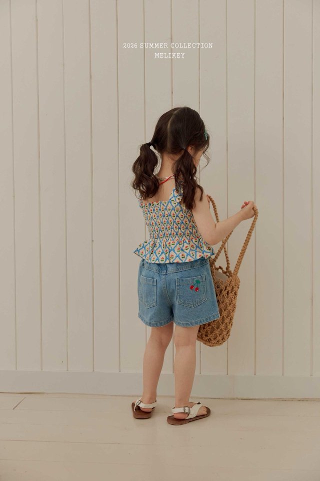 Melikey - Korean Children Fashion - #childofig - Mini Cherry Shorts - 3