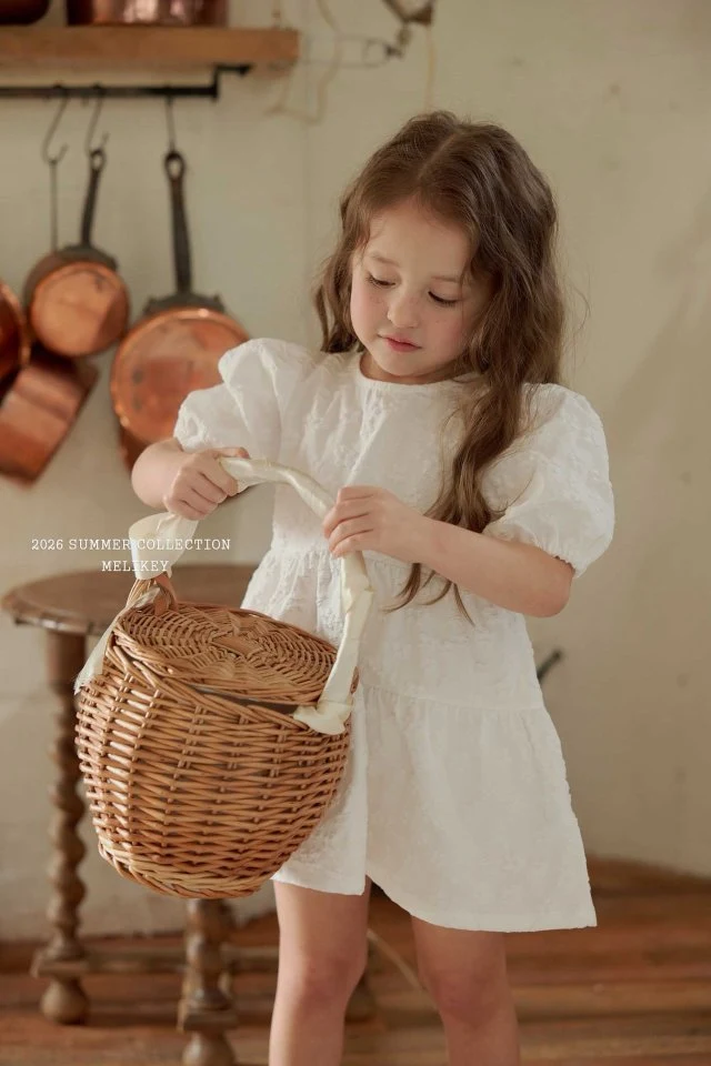 Melikey - Korean Children Fashion - #childofig - Shine Back Ribbon One-piece - 12