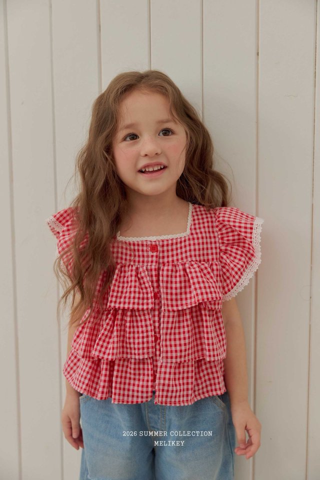 Melikey - Korean Children Fashion - #childofig - JuJu Cancan Sleeveless Blouse - 11