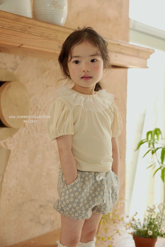 Melikey - Korean Children Fashion - #childofig - Scarlet Puff Tee - 7