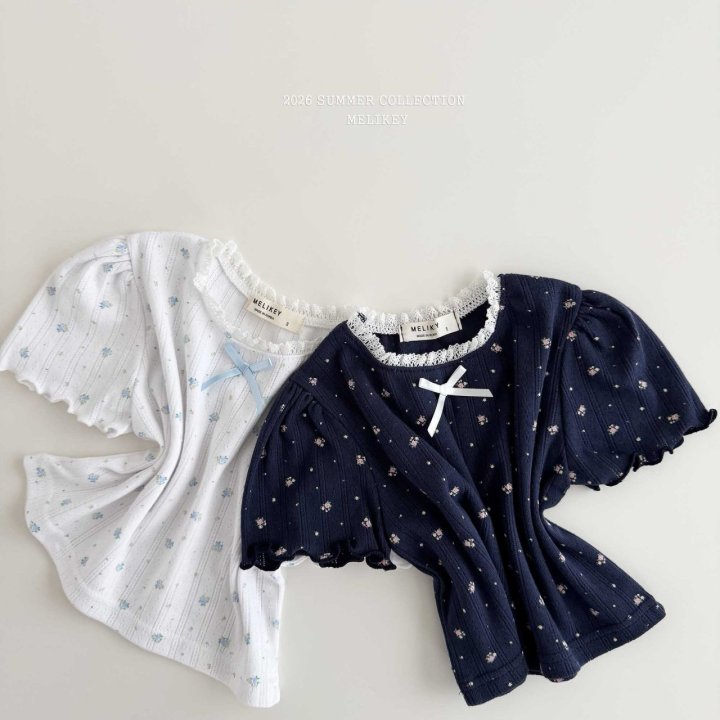 Melikey - Korean Children Fashion - #childofig - May Flower Tee