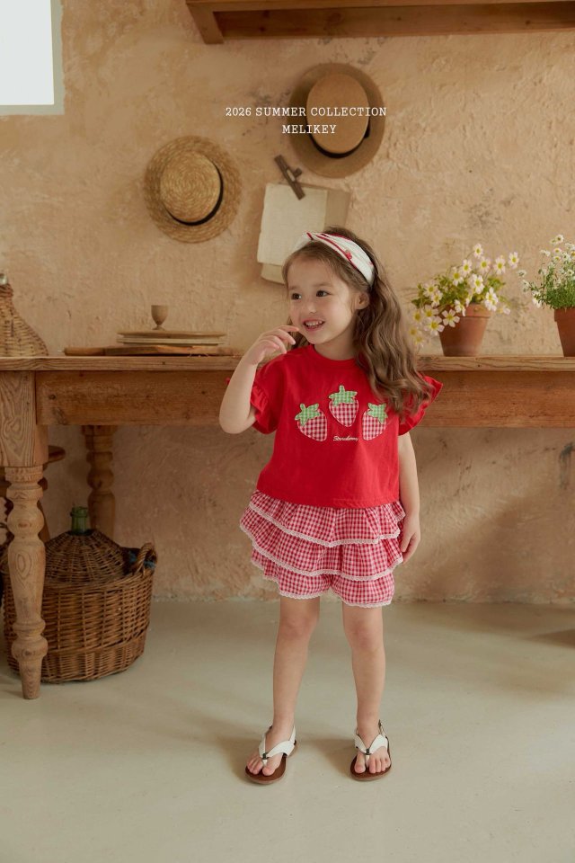 Melikey - Korean Children Fashion - #childofig - Check Cancan Pants - 7