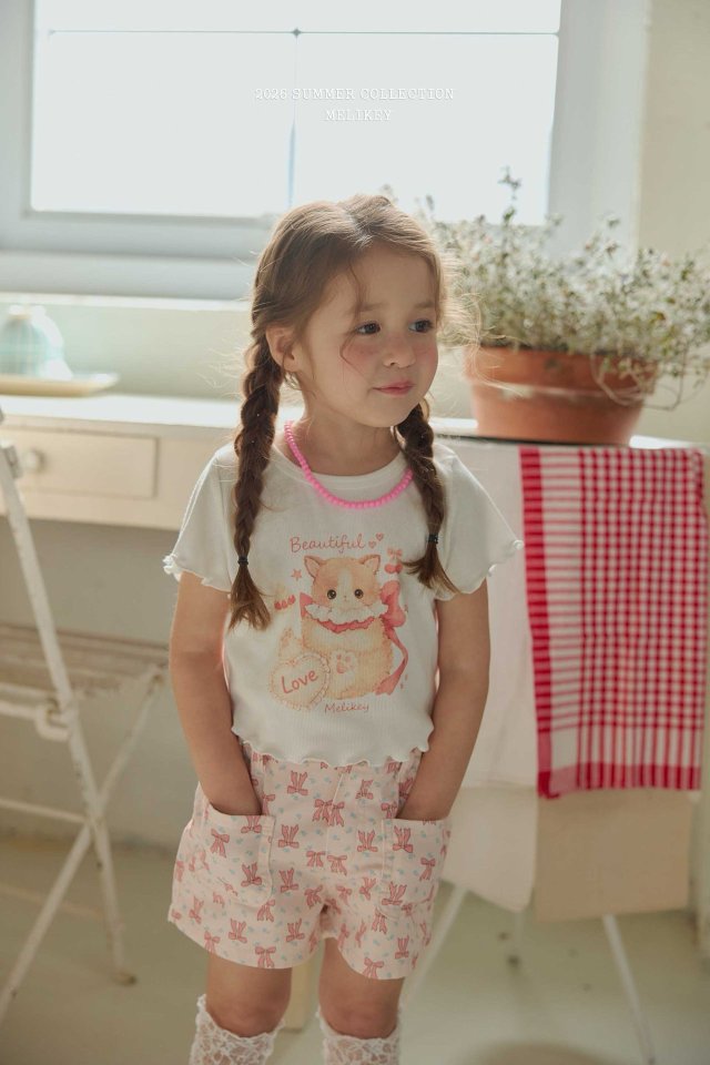 Melikey - Korean Children Fashion - #childofig - Color Ribbon Shorts - 12