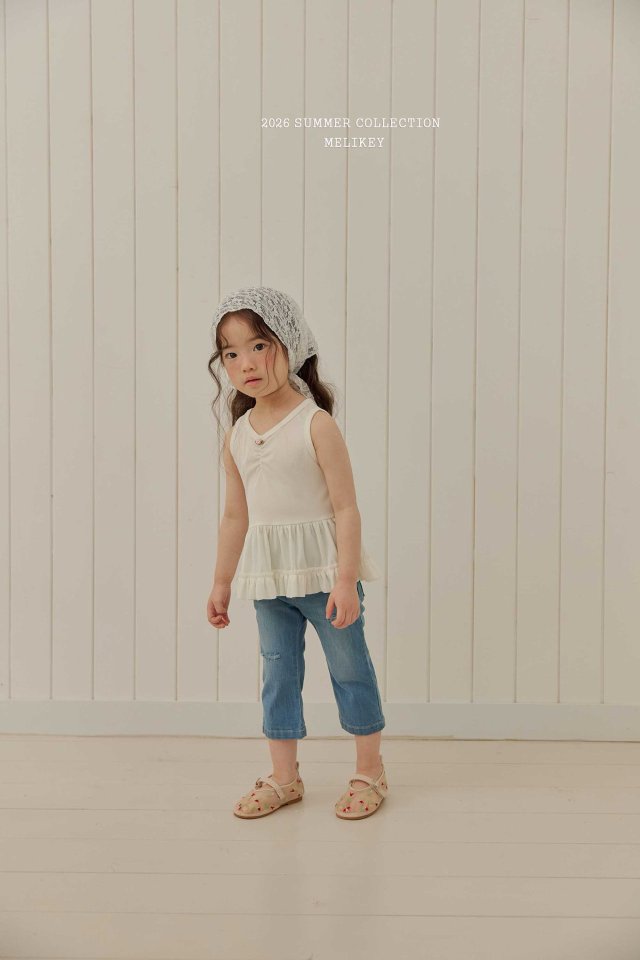 Melikey - Korean Children Fashion - #childofig - Rose Frill Sleeveless - 11