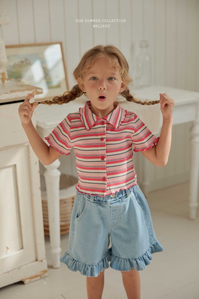 Melikey - Korean Children Fashion - #childofig - Sugar Collar Tee - 5