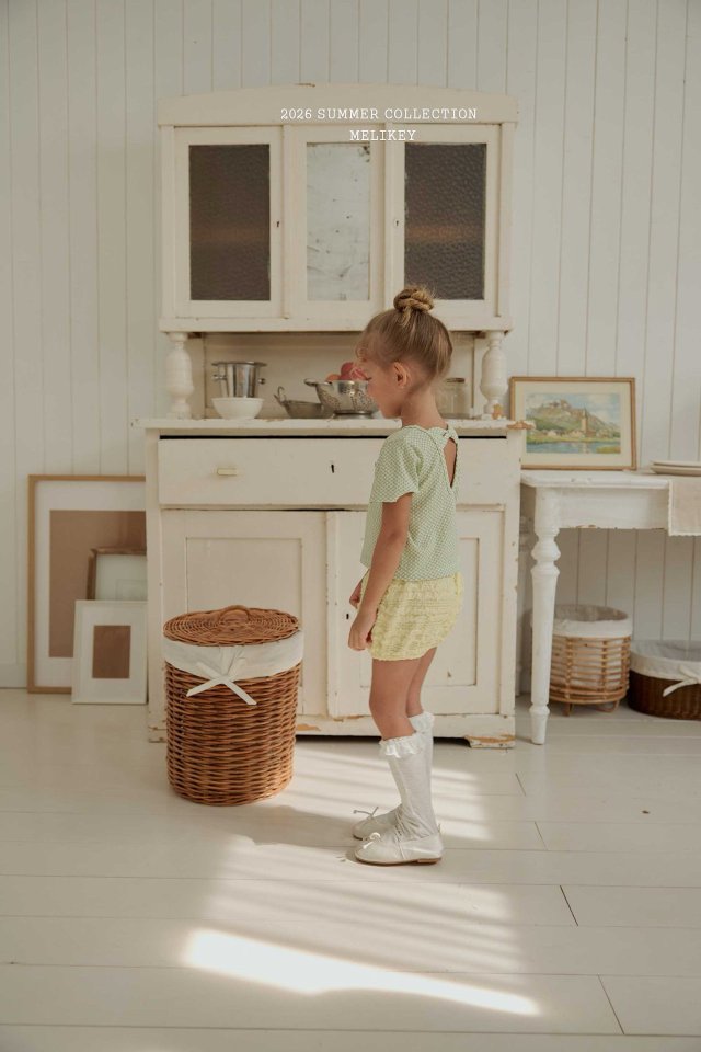 Melikey - Korean Children Fashion - #childrensboutique - Point Back Tee - 7