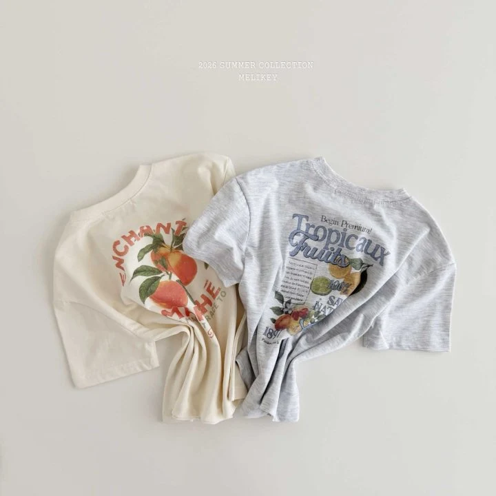 Melikey - Korean Children Fashion - #childrensboutique - Fruits Tee
