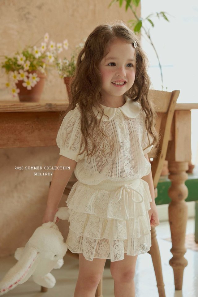 Melikey - Korean Children Fashion - #childrensboutique - Summer Collar Tee - 5