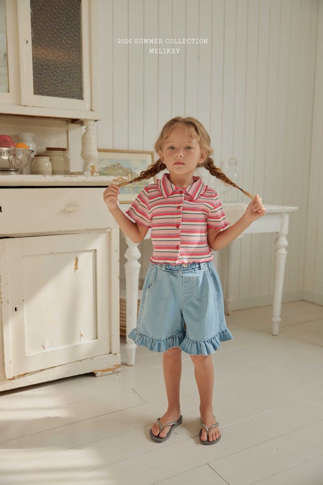 Melikey - Korean Children Fashion - #childrensboutique - Sugar Collar Tee - 6