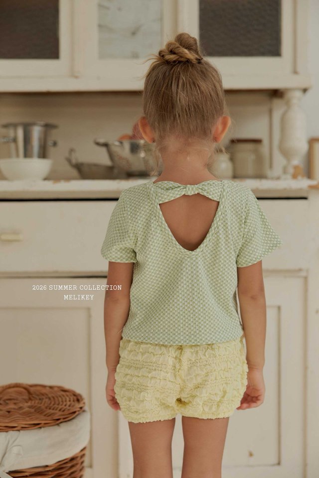 Melikey - Korean Children Fashion - #designkidswear - Point Back Tee - 8