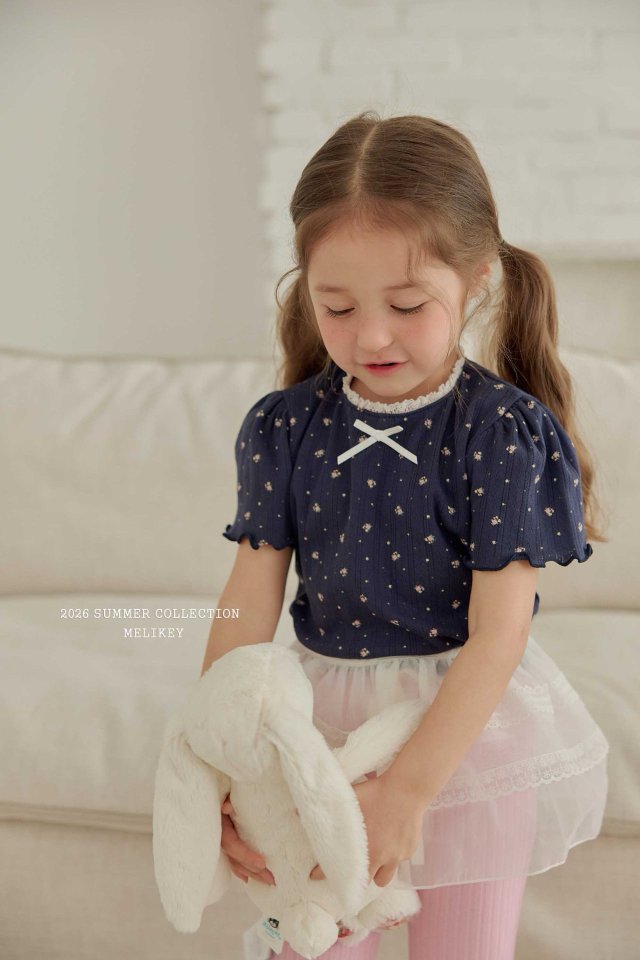 Melikey - Korean Children Fashion - #designkidswear - May Flower Tee - 3