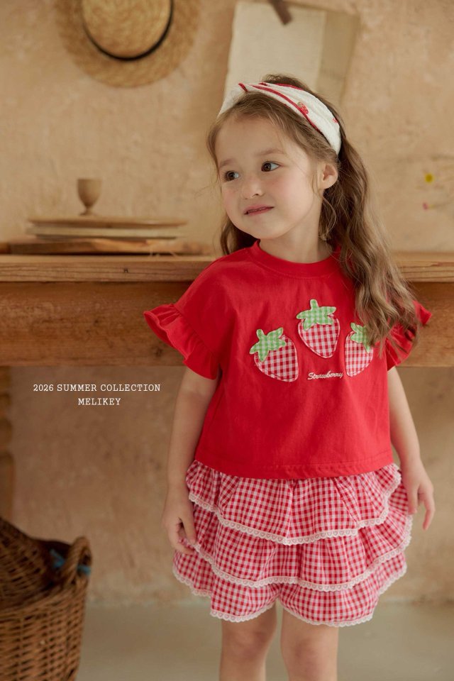 Melikey - Korean Children Fashion - #designkidswear - Check Cancan Pants - 9