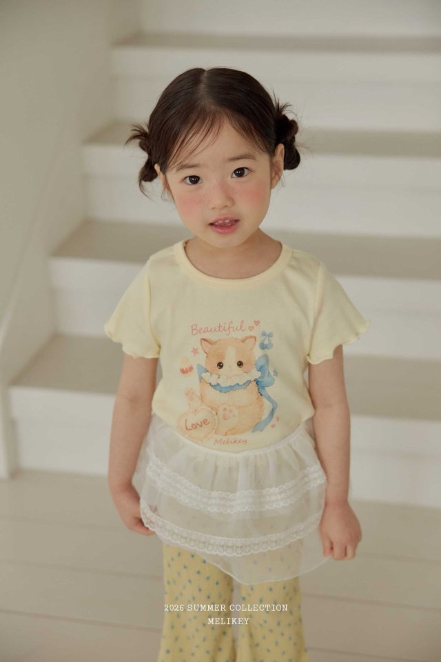 Melikey - Korean Children Fashion - #childrensboutique - Love Kitty Tee - 4