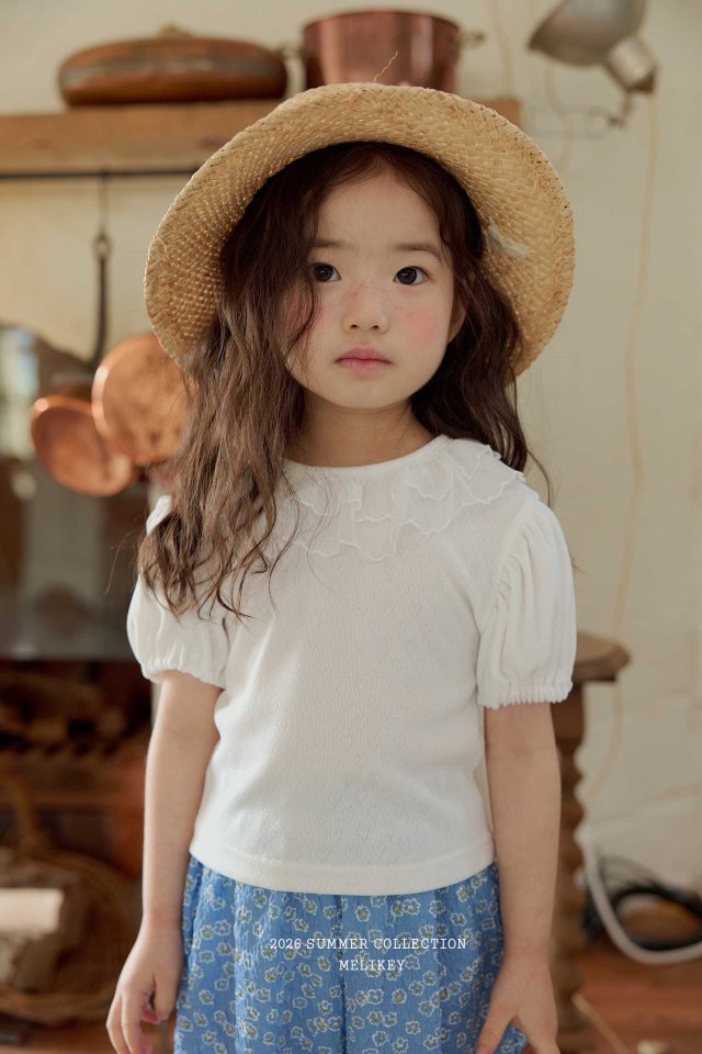 Melikey - Korean Children Fashion - #discoveringself - Scarlet Puff Tee - 10