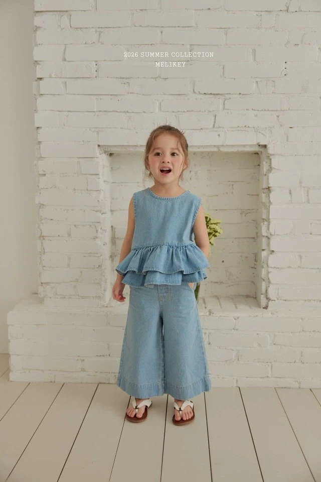 Melikey - Korean Children Fashion - #discoveringself - Cropped Wild Pants - 8