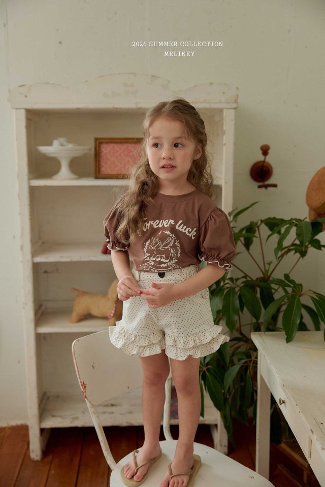 Melikey - Korean Children Fashion - #discoveringself - Pony Puff Tee - 5