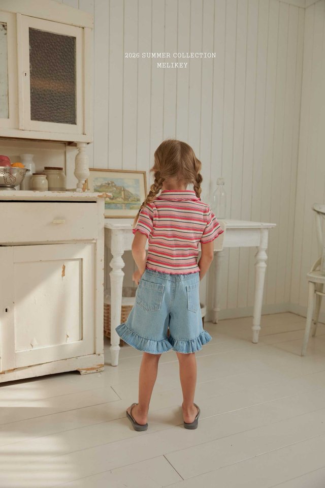 Melikey - Korean Children Fashion - #discoveringself - Sugar Collar Tee - 8